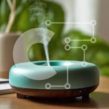 Intra Συλλεκτικό Ξύλινο Παζλ Plywood  4mm - Διαχυτής αρώματος με ατμό σε ξύλινο τραπέζι Σε Ξύλινο Κουτί - Διαστάσεις Puzzle: 10x10 cm – 25 κομμάτια - Image 1