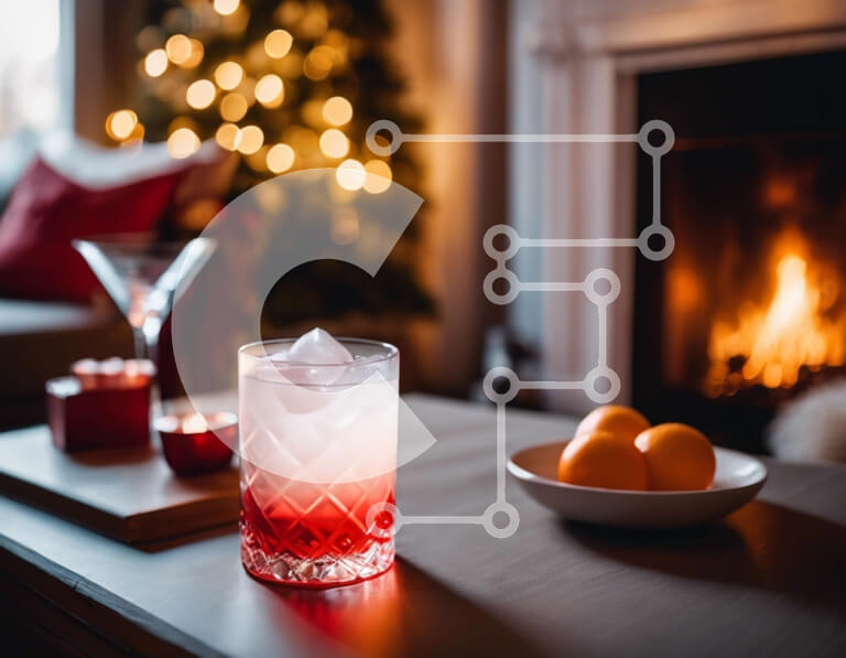 Intra Συλλεκτικό Ξύλινο Παζλ Plywood  4mm - Διακοσμημένο για διακοπές Σαλόνι με Τραπεζάκι σαλονιού Σε Ξύλινο Κουτί - Διαστάσεις Puzzle: 10x10 cm – 25 κομμάτια