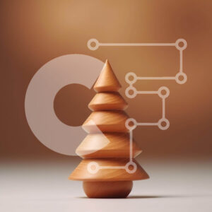 Intra Συλλεκτικό Ξύλινο Παζλ Plywood  4mm - Ξύλινο γλυπτό δέντρου στο τραπέζι Σε Ξύλινο Κουτί - Διαστάσεις Puzzle: 10x10 cm – 25 κομμάτια