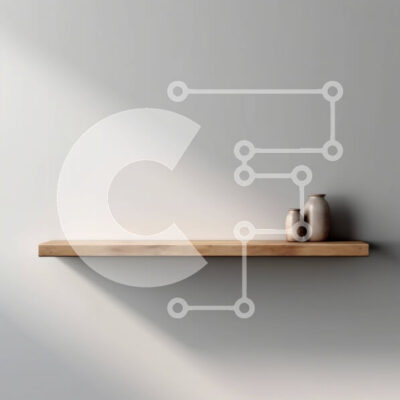 Intra Συλλεκτικό Ξύλινο Παζλ Plywood  4mm - Cozy Home Decor: Ξύλινο ράφι με φυτά σε γλάστρες Σε Ξύλινο Κουτί - Διαστάσεις Puzzle: 10x10 cm – 25 κομμάτια - Image 1