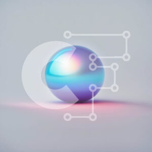 Intra Συλλεκτικό Ξύλινο Παζλ Plywood  4mm - Δονούμενη και εντυπωσιακή εικόνα μιας πολύχρωμης ιριδίζουσας μπάλας Σε Ξύλινο Κουτί - Διαστάσεις Puzzle: 10x10 cm – 25 κομμάτια