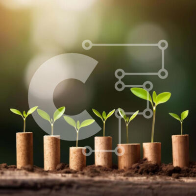 Intra Συλλεκτικό Ξύλινο Παζλ Plywood 4mm - Μικρά φυτά που αναπτύσσονται από τιρμπουσόν στο έδαφος Σε Ξύλινο Κουτί - Διαστάσεις: 10x10 cm – 25 κομμάτια - Image 1