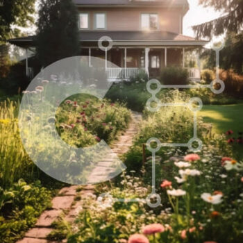 Intra Συλλεκτικό Ξύλινο Παζλ Plywood  4mm - Όμορφη εικόνα ενός ειρηνικού και φιλόξενου παλιομοδίτικο σπίτι με μια περιμετρική βεράντα Σε Ξύλινο Κουτί - Διαστάσεις Puzzle: 10x10 cm – 25 κομμάτια - Image 1