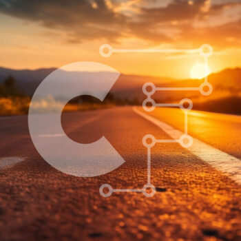 Intra Συλλεκτικό Ξύλινο Παζλ Plywood  4mm - Εκπληκτικό τοπίο ηλιοβασιλέματος με έρημο δρόμο και μαγευτικά βουνά Σε Ξύλινο Κουτί - Διαστάσεις Puzzle: 10x10 cm – 25 κομμάτια - Image 1