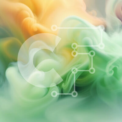 Intra Συλλεκτικό Ξύλινο Παζλ Plywood  4mm - Ζωντανή εικόνα ενός στροβιλισμού καπνού σε όμορφα χρώματα Σε Ξύλινο Κουτί - Διαστάσεις Puzzle: 10x10 cm – 25 κομμάτια - Image 1