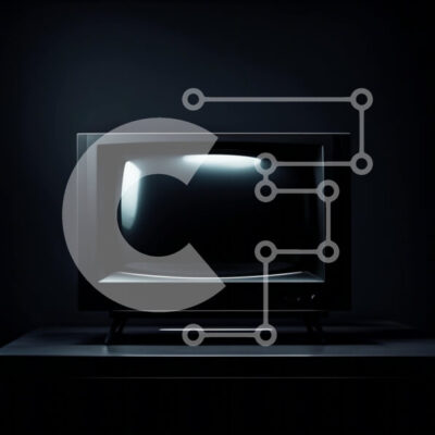 Intra Συλλεκτικό Ξύλινο Παζλ Plywood  4mm - Vintage Ασπρόμαυρη Τηλεόραση σε ξύλινη βάση Σε Ξύλινο Κουτί - Διαστάσεις Puzzle: 10x10 cm – 25 κομμάτια - Image 1