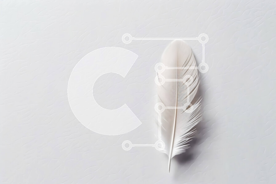 Intra Συλλεκτικό Ξύλινο Παζλ Plywood  4mm - Μινιμαλιστική φωτογραφία ενός λευκού φτερού σε μια λευκή επιφάνεια Σε Ξύλινο Κουτί - Διαστάσεις: 10x10 cm – 25 κομμάτια