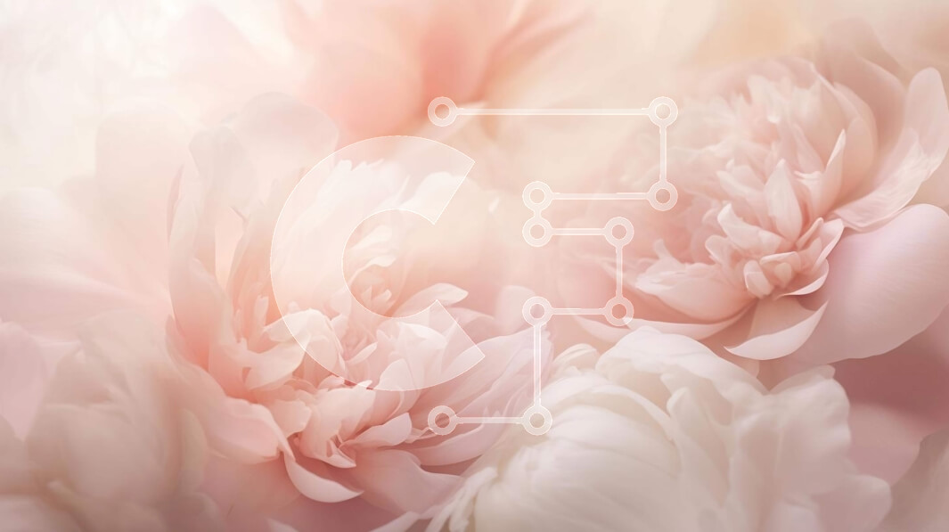 Intra Συλλεκτικό Ξύλινο Παζλ Plywood  4mm - Κοντινό πλάνο ροζ λουλουδιών που επιπλέουν στον αέρα Σε Ξύλινο Κουτί - Διαστάσεις: 10x10 cm – 25 κομμάτια