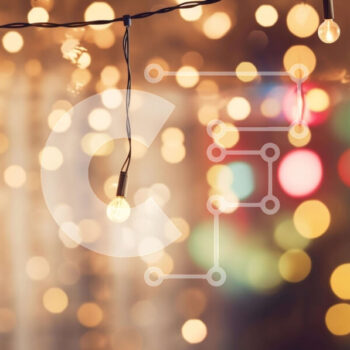 Intra Συλλεκτικό Ξύλινο Παζλ Plywood  4mm - Πολύχρωμα φώτα χορδών που κρέμονται από την οροφή Σε Ξύλινο Κουτί - Διαστάσεις Puzzle: 10x10 cm – 25 κομμάτια - Image 1