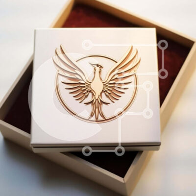 Intra Συλλεκτικό Ξύλινο Παζλ Plywood 4mm - Περίπλοκα σχεδιασμένο μπιζού πουλιών εμπνευσμένο από τους Αγώνες Πείνας Σε Ξύλινο Κουτί - Διαστάσεις: 10x10 cm – 25 κομμάτια - Image 1