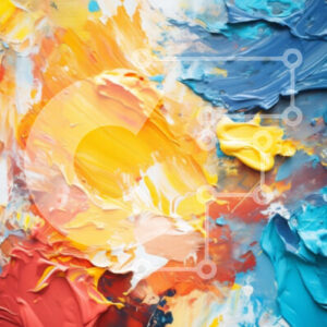 Intra Συλλεκτικό Ξύλινο Παζλ Plywood  4mm - Ζωντανή και δυναμική αφηρημένη ζωγραφική από κοντά Σε Ξύλινο Κουτί - Διαστάσεις Puzzle: 10x10 cm – 25 κομμάτια