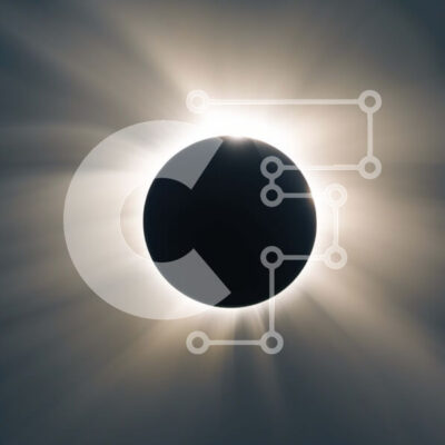 Intra Συλλεκτικό Ξύλινο Παζλ Plywood  4mm - Εκπληκτική ασπρόμαυρη εικόνα μιας έκλειψης ηλίου με αστέρια Σε Ξύλινο Κουτί - Διαστάσεις Puzzle: 10x10 cm – 25 κομμάτια - Image 1