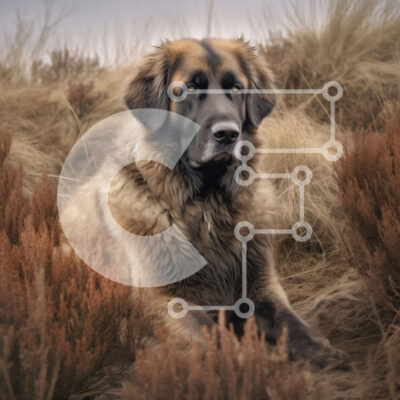 Intra Συλλεκτικό Ξύλινο Παζλ Plywood  4mm - Φιλικό καφέ σκυλί σε ένα χωράφι με γρασίδι Σε Ξύλινο Κουτί - Διαστάσεις: 10x10 cm – 25 κομμάτια - Image 1