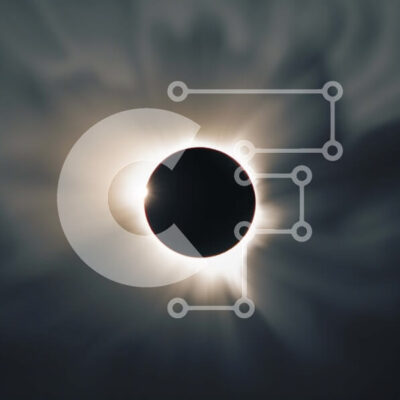 Intra Συλλεκτικό Ξύλινο Παζλ Plywood  4mm - Μυστηριώδης ασπρόμαυρη εικόνα μιας έκλειψης ηλίου Σε Ξύλινο Κουτί - Διαστάσεις: 10x10 cm – 25 κομμάτια - Image 1