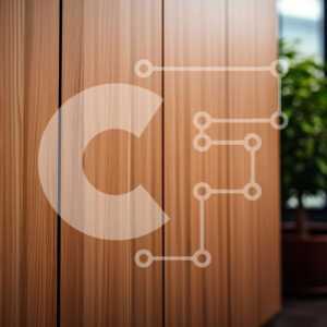 Intra Συλλεκτικό Ξύλινο Παζλ Plywood  4mm - Ξύλινος τοίχος με παράθυρο και φυτό σε γλάστρα Σε Ξύλινο Κουτί - Διαστάσεις Puzzle: 10x10 cm – 25 κομμάτια