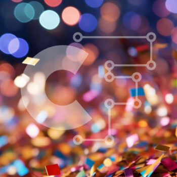 Intra Συλλεκτικό Ξύλινο Παζλ Plywood  4mm - Πολύχρωμο κομφετί που πέφτει από τον ουρανό Σε Ξύλινο Κουτί - Διαστάσεις Puzzle: 10x10 cm – 25 κομμάτια - Image 1