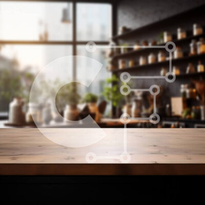 Intra Συλλεκτικό Ξύλινο Παζλ Plywood  4mm - Τραπέζι κουζίνας με θέα στην πόλη Σε Ξύλινο Κουτί - Διαστάσεις Puzzle: 10x10 cm – 25 κομμάτια - Image 1