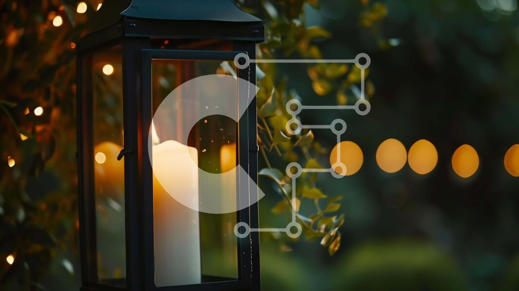 Intra Συλλεκτικό Ξύλινο Παζλ Plywood  4mm - Κομψό φανάρι υπό το φως των κεριών για υπαίθριες εκδηλώσεις Σε Ξύλινο Κουτί - Διαστάσεις: 10x10 cm – 25 κομμάτια