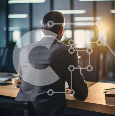 Intra Συλλεκτικό Ξύλινο Παζλ Plywood 4mm - Άνθρωπος που εργάζεται στο γραφείο με φυσικό φωτισμό Σε Ξύλινο Κουτί - Διαστάσεις Puzzle: 10x10 cm – 25 κομμάτια - Image 1