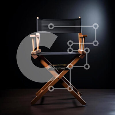 Intra Συλλεκτικό Ξύλινο Παζλ Plywood  4mm - Στιβαρή και καλά συντηρημένη καρέκλα σκηνοθέτη Σε Ξύλινο Κουτί - Διαστάσεις: 10x10 cm – 25 κομμάτια - Image 1