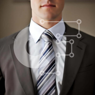 Intra Συλλεκτικό Ξύλινο Παζλ Plywood  4mm - Επιχειρηματίας που στέκεται με την πλάτη γυρισμένη Σε Ξύλινο Κουτί - Διαστάσεις Puzzle: 10x10 cm – 25 κομμάτια - Image 1