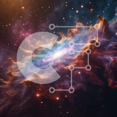 Intra Συλλεκτικό Ξύλινο Παζλ Plywood  4mm - Έναστρο σμήνος και νεφελώματα στο διάστημα Σε Ξύλινο Κουτί - Διαστάσεις Puzzle: 10x10 cm – 25 κομμάτια - Image 1