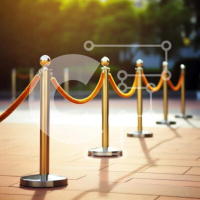 Intra Συλλεκτικό Ξύλινο Παζλ Plywood  4mm - Κίτρινο σχοινί για έλεγχο και περιορισμό του πλήθους Σε Ξύλινο Κουτί - Διαστάσεις Puzzle: 10x10 cm – 25 κομμάτια - Image 1