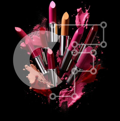 Intra Συλλεκτικό Ξύλινο Παζλ Plywood  4mm - Κομψή και πολύχρωμη συλλογή κραγιόν στην οθόνη Σε Ξύλινο Κουτί - Διαστάσεις Puzzle: 10x10 cm – 25 κομμάτια - Image 1