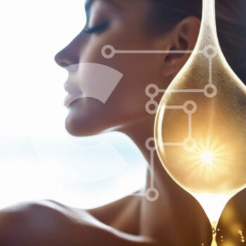 Intra Συλλεκτικό Ξύλινο Παζλ Plywood  4mm - Γυναίκα εφαρμόζει σταγόνα λαδιού στο πρόσωπο και το λαιμό της Σε Ξύλινο Κουτί - Διαστάσεις Puzzle: 10x10 cm – 25 κομμάτια - Image 1