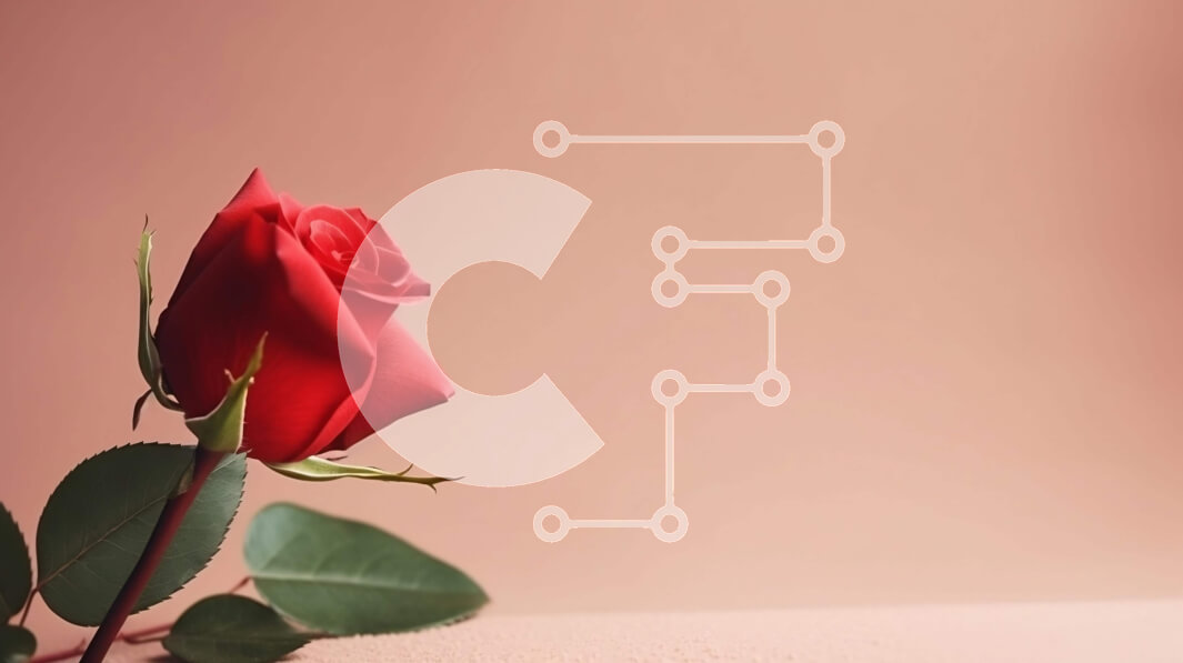 Intra Συλλεκτικό Ξύλινο Παζλ Plywood  4mm - Κόκκινο τριαντάφυλλο - Σύμβολο της αγάπης και του ρομαντισμού Σε Ξύλινο Κουτί - Διαστάσεις Puzzle: 10x10 cm – 25 κομμάτια