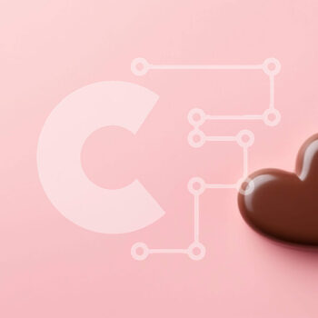 Intra Συλλεκτικό Ξύλινο Παζλ Plywood  4mm - Μπάρα σοκολάτας σε σχήμα καρδιάς σε ροζ φόντο για την ημέρα του Αγίου Βαλεντίνου Σε Ξύλινο Κουτί - Διαστάσεις Puzzle: 10x10 cm – 25 κομμάτια - Image 1