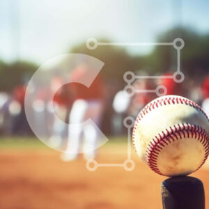 Intra Συλλεκτικό Ξύλινο Παζλ Plywood  4mm - Μπέιζμπολ στο ρόπαλο με παίκτες στο παρασκήνιο Σε Ξύλινο Κουτί - Διαστάσεις Puzzle: 10x10 cm – 25 κομμάτια