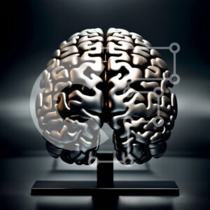 Intra Συλλεκτικό Ξύλινο Παζλ Plywood  4mm - Λεπτομερές τρισδιάστατο μοντέλο ανθρώπινου εγκεφάλου με αριστερό και δεξί ημισφαίριο Σε Ξύλινο Κουτί - Διαστάσεις Puzzle: 10x10 cm – 25 κομμάτια