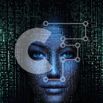 Intra Συλλεκτικό Ξύλινο Παζλ Plywood  4mm - Binary Code Woman's Face - Τεχνολογία και AI Σε Ξύλινο Κουτί - Διαστάσεις Puzzle: 10x10 cm – 25 κομμάτια - Image 1