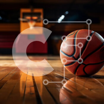 Intra Συλλεκτικό Ξύλινο Παζλ Plywood  4mm - Μπάσκετ στο ξύλινο γήπεδο Σε Ξύλινο Κουτί - Διαστάσεις Puzzle: 10x10 cm – 25 κομμάτια - Image 1