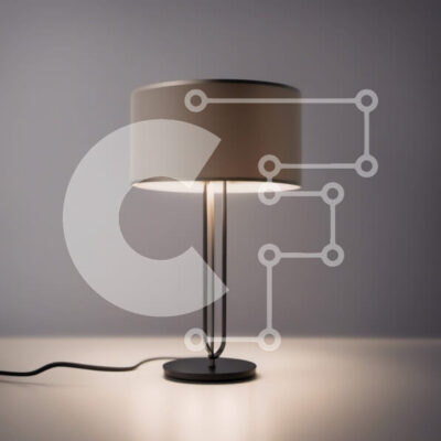 Intra Συλλεκτικό Ξύλινο Παζλ Plywood  4mm - Μοντέρνο Επιτραπέζιο Φωτιστικό με Λευκή Σκιά και Μαύρη Βάση Σε Ξύλινο Κουτί - Διαστάσεις Puzzle: 10x10 cm – 25 κομμάτια - Image 1