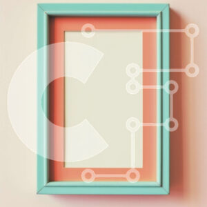 Intra Συλλεκτικό Ξύλινο Παζλ Plywood  4mm - Διακοσμητική κορνίζα σε παστέλ φόντο Σε Ξύλινο Κουτί - Διαστάσεις Puzzle: 10x10 cm – 25 κομμάτια