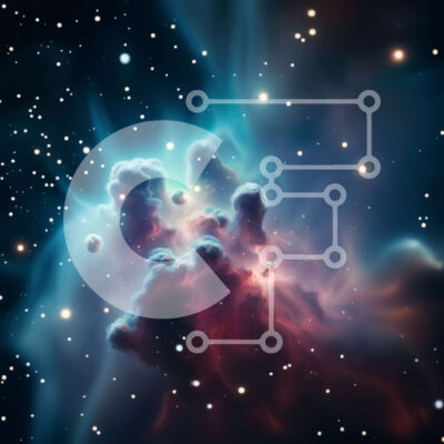 Intra Συλλεκτικό Ξύλινο Παζλ Plywood 4mm - Εκπληκτική εικόνα ενός νεφελώματος στο διάστημα Σε Ξύλινο Κουτί - Διαστάσεις Puzzle: 10x10 cm – 25 κομμάτια - Image 1