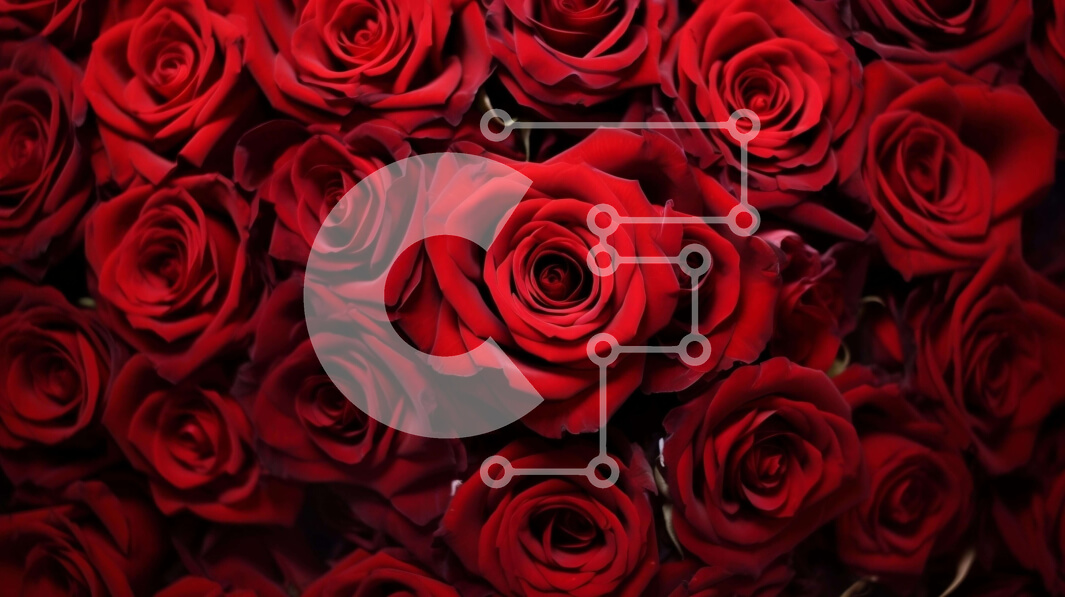 Intra Συλλεκτικό Ξύλινο Παζλ Plywood  4mm - Μαύρο και άσπρο τριαντάφυλλα φόντο για τηλέφωνο ή tablet Σε Ξύλινο Κουτί - Διαστάσεις Puzzle: 10x10 cm – 25 κομμάτια