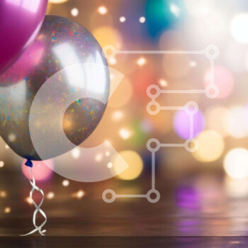 Intra Συλλεκτικό Ξύλινο Παζλ Plywood  4mm - Πολύχρωμα μπαλόνια με φώτα Bokeh Σε Ξύλινο Κουτί - Διαστάσεις Puzzle: 10x10 cm – 25 κομμάτια - Image 1