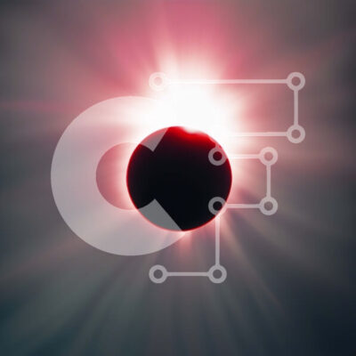 Intra Συλλεκτικό Ξύλινο Παζλ Plywood 4mm - Εκπληκτική εικόνα μιας έκλειψης ηλίου με έναν μερικώς σκοτισμένο ήλιο Σε Ξύλινο Κουτί - Διαστάσεις: 10x10 cm – 25 κομμάτια - Image 1