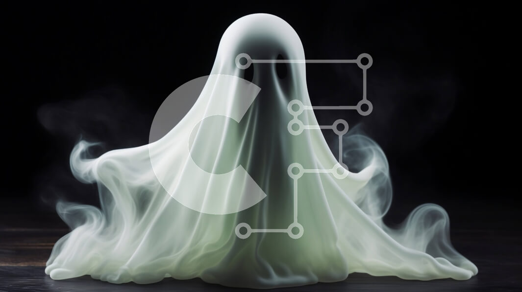 Intra Συλλεκτικό Ξύλινο Παζλ Plywood  4mm - Ειδώλιο φάντασμα που επιπλέει στον αέρα με καπνό Σε Ξύλινο Κουτί - Διαστάσεις Puzzle: 10x10 cm – 25 κομμάτια