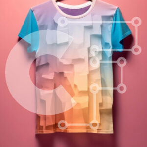 Intra Συλλεκτικό Ξύλινο Παζλ Plywood  4mm - Κομψό και μοντέρνο μπλουζάκι με γεωμετρικό σχέδιο Σε Ξύλινο Κουτί - Διαστάσεις Puzzle: 10x10 cm – 25 κομμάτια