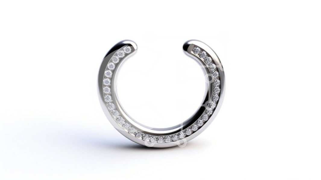 Intra Συλλεκτικό Ξύλινο Παζλ Plywood  4mm - Όμορφη εικόνα ενός ασημένιου πέταλου με ένα αστραφτερό διαμάντι Σε Ξύλινο Κουτί - Διαστάσεις: 10x10 cm – 25 κομμάτια