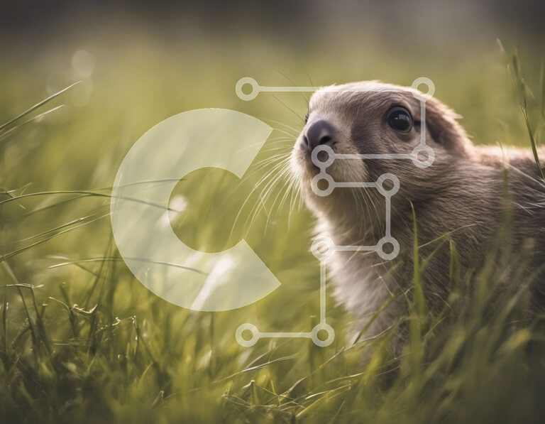 Intra Συλλεκτικό Ξύλινο Παζλ Plywood  4mm - Μωρό λαγουδάκι σε ένα χωράφι με πράσινο γρασίδι Σε Ξύλινο Κουτί - Διαστάσεις: 10x10 cm – 25 κομμάτια