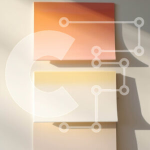 Intra Συλλεκτικό Ξύλινο Παζλ Plywood  4mm - Ζωντανά ορθογώνια ράφια σε έντονα χρώματα σε λευκό τοίχο Σε Ξύλινο Κουτί - Διαστάσεις Puzzle: 10x10 cm – 25 κομμάτια