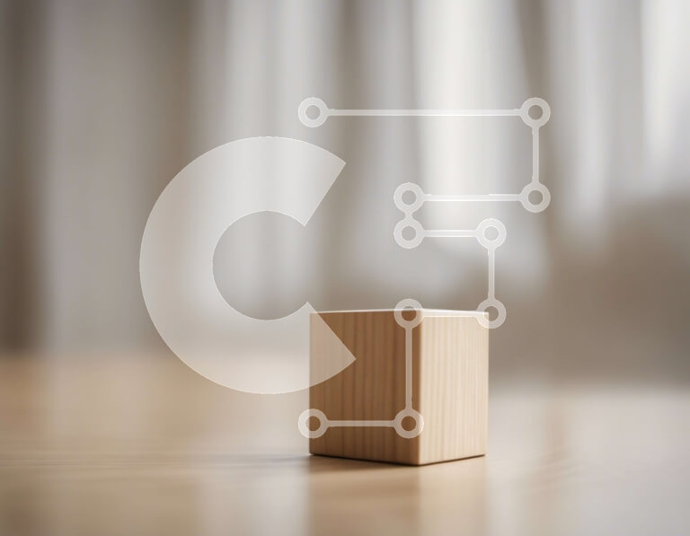 Intra Συλλεκτικό Ξύλινο Παζλ Plywood  4mm - Μικρό ξύλινο μπλοκ σε ένα ξύλινο τραπέζι Σε Ξύλινο Κουτί - Διαστάσεις: 10x10 cm – 25 κομμάτια