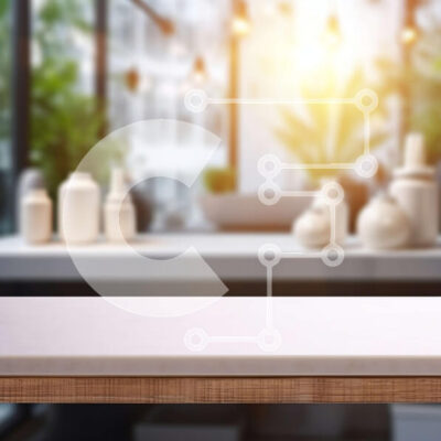 Intra Συλλεκτικό Ξύλινο Παζλ Plywood  4mm - Τραπέζι από λευκό μάρμαρο με βάζο με φρέσκα λουλούδια Σε Ξύλινο Κουτί - Διαστάσεις Puzzle: 10x10 cm – 25 κομμάτια - Image 1