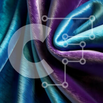 Intra Συλλεκτικό Ξύλινο Παζλ Plywood  4mm - Πολυτελές μωβ και μπλε σατέν ύφασμα με λαμπερό φινίρισμα Σε Ξύλινο Κουτί - Διαστάσεις Puzzle: 10x10 cm – 25 κομμάτια - Image 1