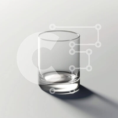 Intra Συλλεκτικό Ξύλινο Παζλ Plywood  4mm - Διαυγές γυαλί με το νερό μέσα Στοκ Φωτογραφία Σε Ξύλινο Κουτί - Διαστάσεις: 10x10 cm – 25 κομμάτια - Image 1